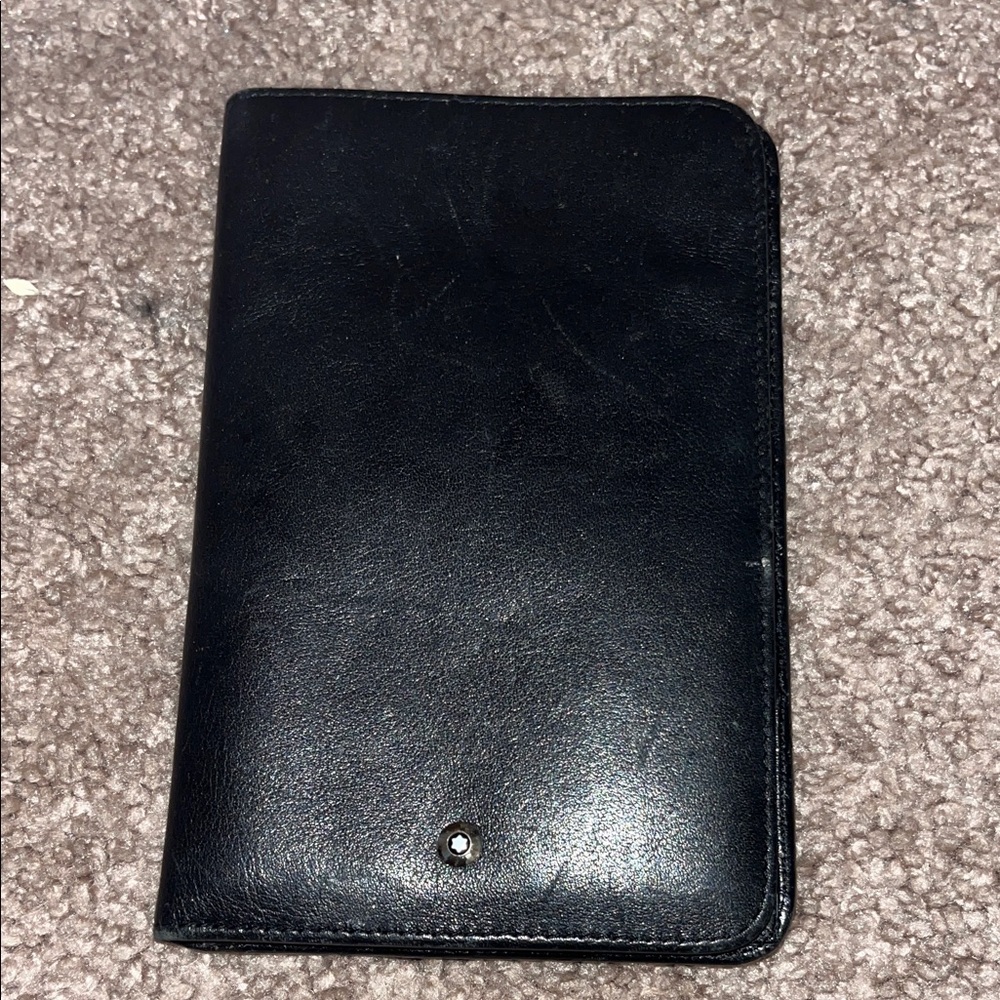Mont Blanc Black Leather Wallet